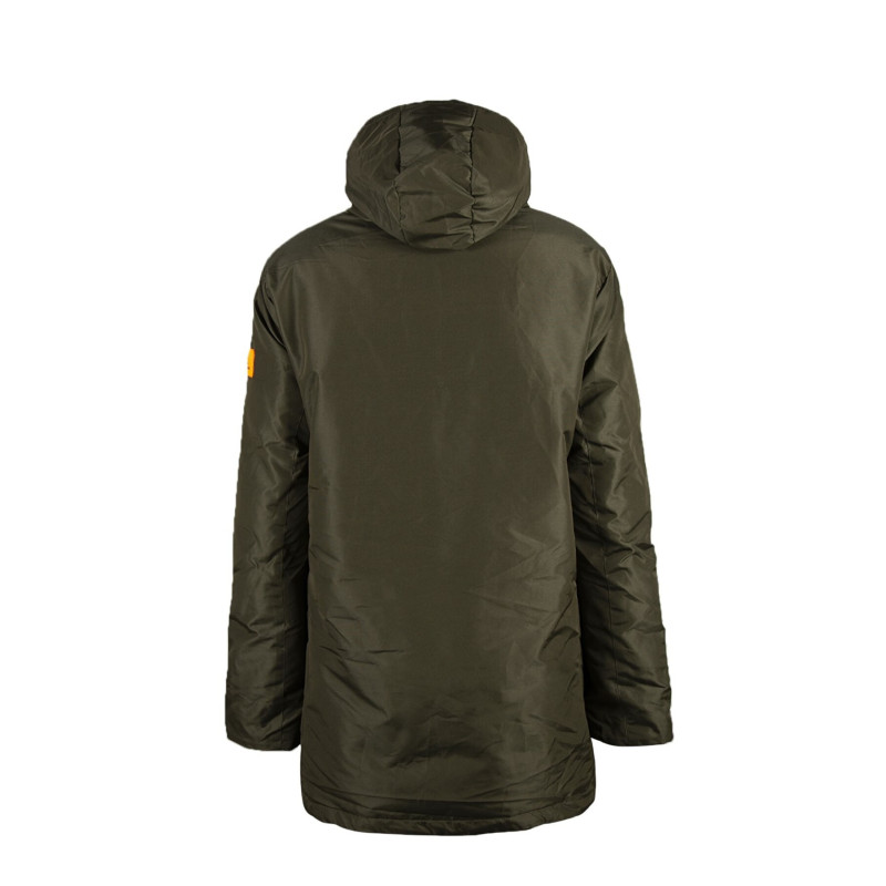 Erkek Haki Kapüşonlu Su Geçirmez Kalın Mont
