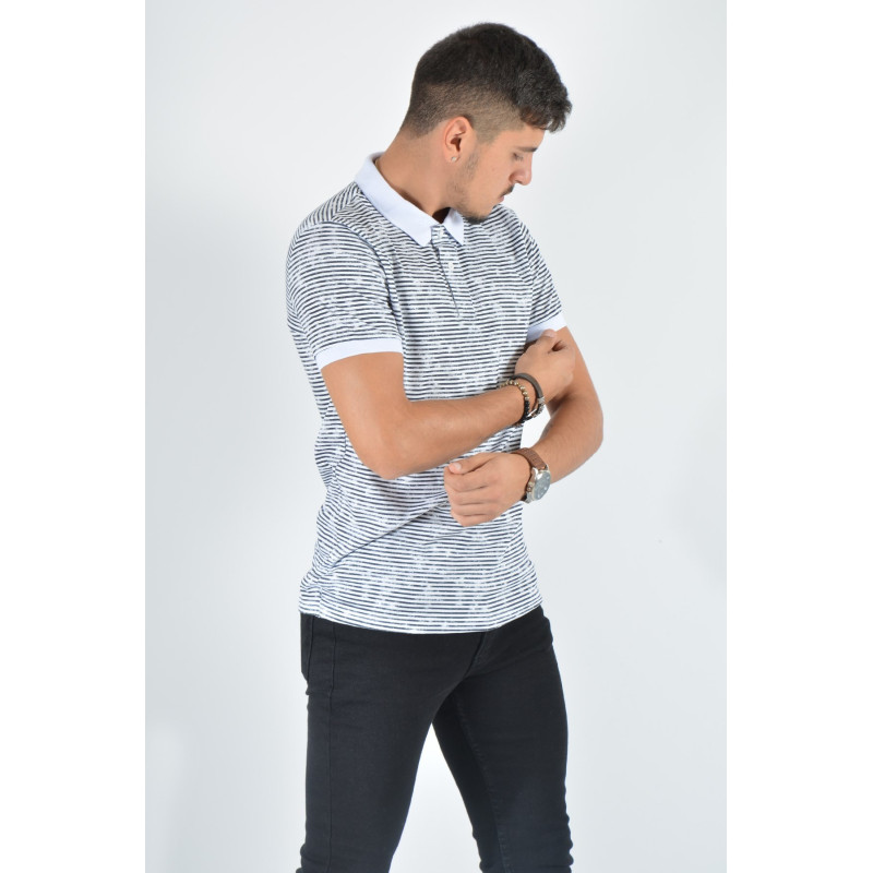 Erkek Polo Yaka T-Shirt Beyaz