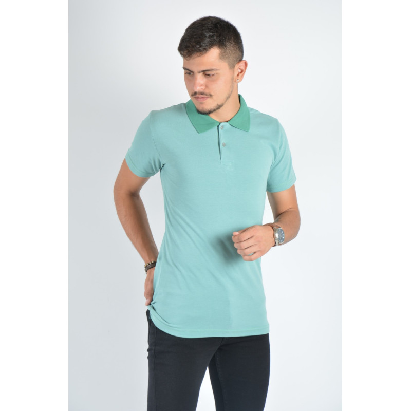 Erkek Polo Yaka T-Shirt Yeşil