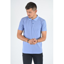 Erkek Polo Yaka T-Shirt Mavi
