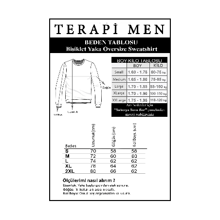 Unisex Gri Oversize Kalın Üç Iplik Şardonlu Bisiklet Yaka Basic Sweatshirt